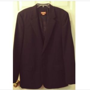 Michael by Michael Kors Black Wool Men's Jacket 42